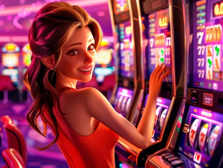 Layar bonus Jewels of Prosperity dengan simbol wild expanding dan multiplikator kemenangan yang bersinar
